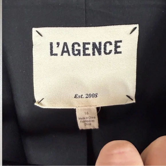 L'AGENCE Chamberlain Plaid & Houndstooth Blazer - Picture 8 of 11